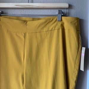 HOPE & HARLOW Samoan Sun Pull-On Crop Pants with Ruffle Hem